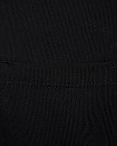 T-shirt à manches longues noir pour homme, col rond, tricoté, décontracté, coupe classique, avec poche, anti-plis, color block, en jersey 100 % coton - Product Image 5