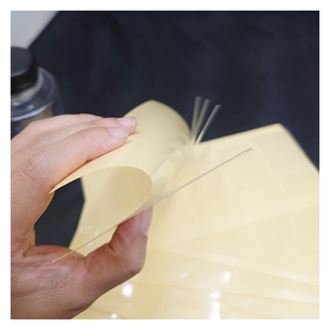 Rollos de etiquetas transparentes personalizados, pegatinas impermeables transparentes - Product Image 5