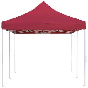 Carpa para Bodas y Fiestas en Color Rojo Vino, Aleación de Aluminio con Tela Oxford y Revestimiento de PVC, Producto de Calidad - Product Image 4
