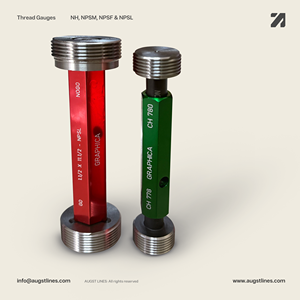 NPSM NPSL <b>Thread</b> Plug <b>Gauge</b> Ring <b>gauge</b> National Pipe Straight Mechanical National Pipe Straight Locknut ISO NABL calibrated - Product Image 2