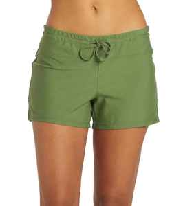 High Quality Quick Dry Light Wight Custom Logo Breathable Ladies Summer Casual Wear Women Beach Shorts - Product Image 1