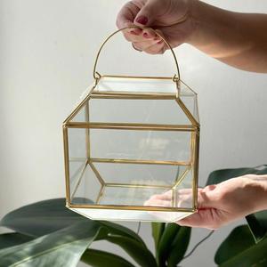 Geometric <b>Lantern</b> Wholesale Bulk MOQ Metal Candle Holder for Home Hotel Restaurant <b>Indoor</b> Outdoor Decor - Product Image 6