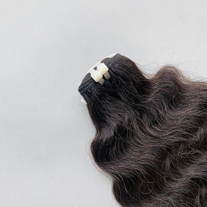 Cheveux humains vierges indiens CDYHAIRVN, naturels, ondulés, bruts, double trame, tissage en mèches, densité complète, mouvement doux, qualité professionnelle - Product Image 3