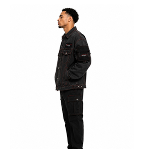 Premium <b>Men</b> <b>Denim</b> <b>Jacket</b> Classic Button Front Design Durable Cotton Fabric Casual Everyday Wear Stylish Layering Outerwear - Product Image 2