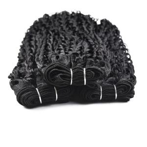 Extensiones de Cabello Rizado Natural Negro para Mujer, Fáciles de Usar, Compre Directamente del Proveedor a Precio de Fábrica al por Mayor - Product Image 4