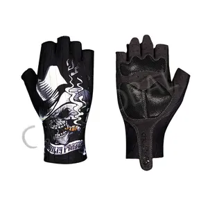 OEM горные велосипедные перчатки на полпальца, командная серия Тур де Франции, спортивные короткие перчатки с пальцами, фабрика