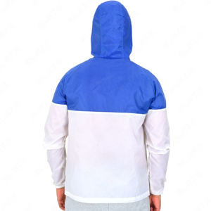 OEM LOGOTIPO Personalizado Traje de Carrera Empalme Ropa Deportiva Suelta Unisex Zip up Chaquetas cortavientos Outdoor Patchwork Nylon Chándal Hombres - Product Image 2