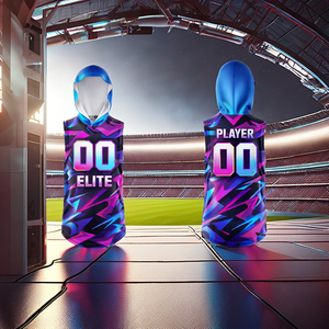 Sublimated Sleeveless 7v7 Football Uniform Sets for Adults Plus Size 100% Polyester Quick Dry Team Wear MADE METAVERSE APPAREL - Product Image 2