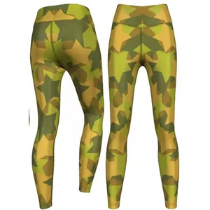 Leggings mi-mollet tricotés pour femmes, dernière conception, vente en gros, sans couture, en Spandex et Polyester, séchage rapide, sublimation, respirants, légers - Product Image 5