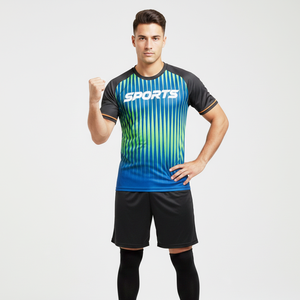 Camisetas de Fútbol Personalizadas con Sublimación, Nombre y Número del Equipo, Manga Corta, Secado Rápido, Transpirables, Venta de Fábrica - Product Image 2