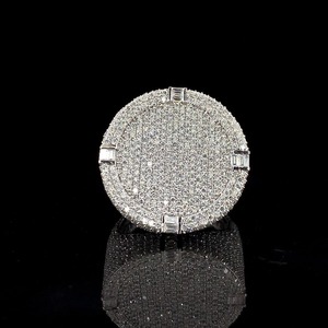 Premium Quality Moissanite Cocktail <b>Ring</b> for <b>Men</b> Wedding & Everyday Wear Best Price - Product Image 1