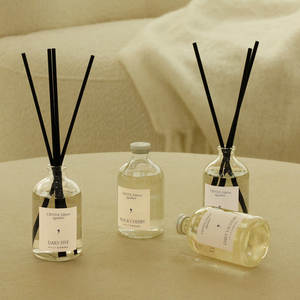 Daily Comma Crystal Alcoholic 100ml Paraben Free Long Lasting Aroma 6 Months Signature <b>Diffuser</b> Indoor Cylinder Glass <b>Reed</b> - Product Image 2