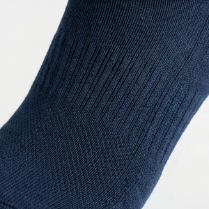 <b>Crew</b> <b>Socks</b> Solid Navy Blue 100% Cotton Breathable Knitted for Adults Daily Casual Wear Spring Season - Product Image 5