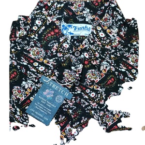 Men's AOP Casual <b>Button</b>-<b>Up</b> Summer <b>Shirt</b> Breathable and Soft <b>Short</b> <b>Sleeve</b> 100% Cotton Knit - Product Image 3