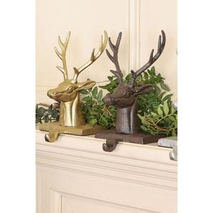 Supports de chaussettes de Noël en bois, ornements en métal argenté en forme de bonhomme de neige et d'arbre, décorations de Noël classiques réutilisables, prix abordable - Product Image 3