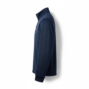 Sudadera Casual Oversize para Hombre con Cuello Alto y Cierre de Cremallera, de Poliéster/Algodón de 240 g/m², Resistente al Agua y al Viento, Estampada y Forrada - Product Image 4