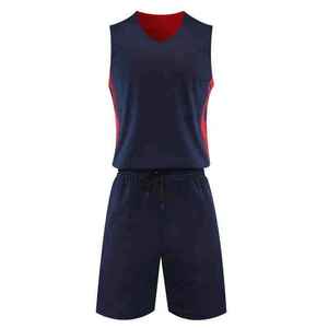 Latest Design Breathable Summer Sportswear Basketball Uniform Sets Customized Printing Solid Color Basketball Uniform - Product Image 4