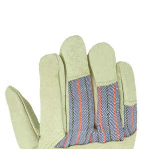 Guantes de Trabajo Resistentes al Calor, Transpirables, de Cuero Dividido de Alta Calidad, Duraderos, Guantes de Seguridad para Protección de Manos - Product Image 5