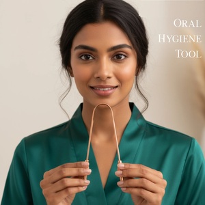 Ayurvedic Tongue Scraper for Dental Health and Fresh Breath by Pure Earth Essentials from Indian Supplier for Bulk Export - Product Image 4