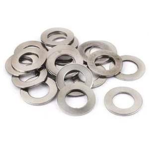 Rondelles en acier doux de qualité supérieure, taille standard, pour l'exportation, rondes et plates, fixations industrielles, finition métallique, quincaillerie durable - Product Image 1