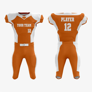 Nouvelle arrivée, uniforme de football américain unisexe, toutes saisons, manches courtes, séchage rapide, respirant, logo personnalisé, uniforme de football américain - Product Image 4