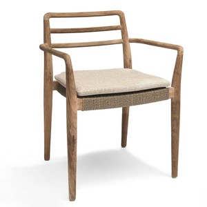 Chaise de salle à manger en teck sur mesure, meubles en bois massif faits à la main pour restaurant, hôtel, café, fournisseur pour la maison, Indonésie - Product Image 5