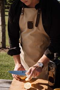 Tablier de chef professionnel, tablier en cuir durable, tablier de restaurant et de bar, tablier de cuisine robuste, tablier de cuisine en cuir - Product Image 5