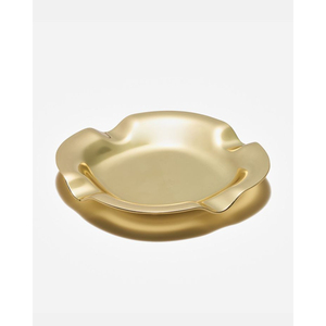 Nouveauté : Bols de luxe pour servir les aliments, en métal de qualité supérieure, plaqué or, texture martelée, fabriqués en Inde. - Product Image 3