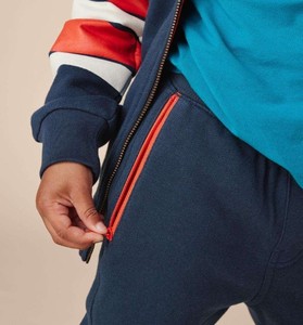Pantalon décontracté droit à séchage rapide 100 % coton pour bébé, pantalon de survêtement pour enfants, pantalon de sport pour garçons, taille haute, fermeture éclair, léger - Product Image 6