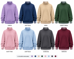 Pull décontracté unisexe personnalisé à col montant superposé 100 % coton anti-boulochage de qualité supérieure – Fabricant OEM ODM - Product Image 6
