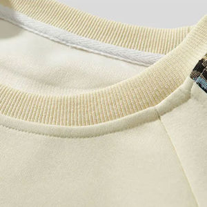 เสื้อสเวตเชิ้ตผู้ชายสีพื้น ผ้าฝ้ายหนานุ่ม สไตล์ลำลอง สำหรับฤดูใบไม้ร่วงและฤดูหนาว รุ่นโอเวอร์ไซส์ - Product Image 5