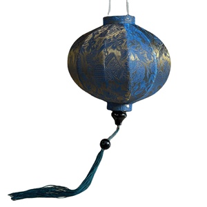 Wholesale Hoi An Lantern for Event Festival Decoration Coffee Shop Restaurant OEM Silk Satin Fabric Lantern - Product Image 1