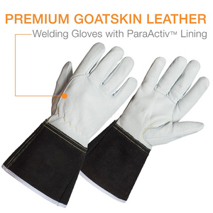 Guantes de Soldadura TIG JNM de Cuero de Vacuno y Piel de Cabra con Forro Activo, Protección para las Manos con Altos Estándares de Seguridad - Product Image 5