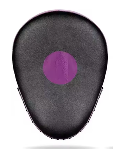 Mitaines de boxe en PU violet et noir avec fermeture auto-agrippante, équipement de protection respirant pour adultes unisexe - Product Image 5
