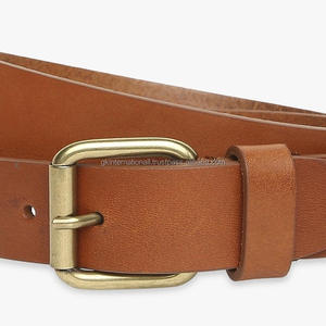เข็มขัดแฟชั่นหนังวัวสไตล์ลำลองสำหรับผู้ชายเข็มขัดและเครื่องประดับหนังแท้สีน้ำตาลเข้มเข็มขัดลำลองสำหรับทุกเพศ - Product Image 6