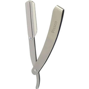 มีดโกนพับได้แบบกำหนดเอง สแตนเลสสตีล มีดโกนตรง สแตนเลสสตีล ใบมีดโกนตรงสำหรับช่างตัดผม - Product Image 6