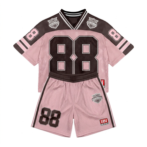 Women breathable <b>mesh</b> jersey and shorts <b>set</b> 180 GSM polyester black white panel design heat transfer logo Women's <b>Sets</b> - Product Image 4