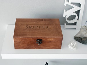 Eco-Friendly Rectangle <b>Wooden</b> <b>Box</b> for Jewelry Gift Storage-Soft Interior for Delicate Items Christmas Chinese New Year Tabletop - Product Image 3
