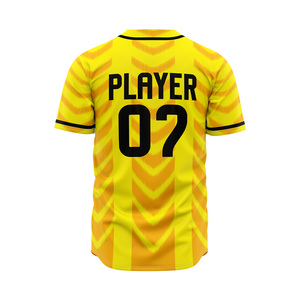 Custom Men's Full <b>Button</b> Baseball Jerseys Personalized Front Logo Player Name Team Name Custom Printed Short Sleeve Jerseys - Product Image 6