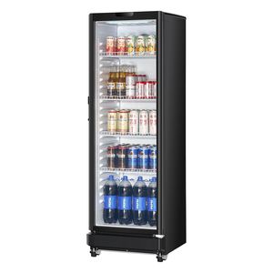 Refrigerador Comercial con Puerta de Vidrio de 8.1 Pies Cúbicos, Enfriador Vertical de Bebidas, Refrigerador para Vino y Exhibición de Productos - Product Image 1