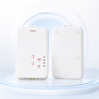 Pelacak GPS Multi-Frekuensi Mini Presisi Tinggi RTK GNSS Pelacak Lencana ID Karyawan 4G Cat1 Alarm SOS TTS Geofence IP65 -20~65