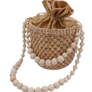 Conjunto de Bolsos Tote Hechos a Mano con Jacinto de Agua para Mamá e Hija, para Mujeres y Niñas - Product Image 4