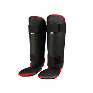 Espinilleras de boxeo de alta calidad, protectores de piernas para boxeo y lucha, espinilleras para hombre, las más vendidas. - Product Image 1