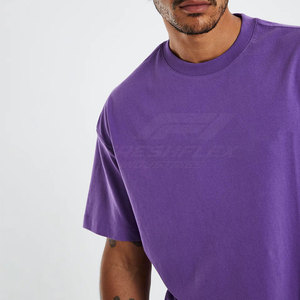 Fashion Wear 100% Cotton Solid Casual Oversized T-Shirt Breathable Loose Fit O-Neck Men's <b>Top</b> Selling Item Latest Design <b>High</b> - Product Image 6