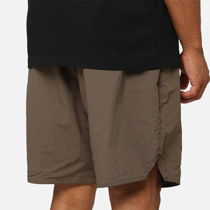 Shorts de sport décontractés en nylon pour hommes, couleur marron foncé, pour l'été, la course à pied et l'entraînement - Product Image 4