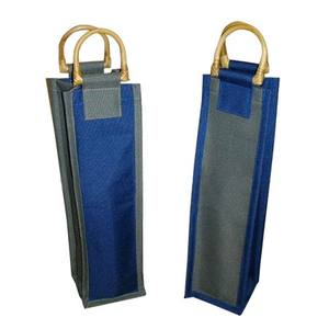 กระเป๋าใส่ไวน์พร้อมไนลอนสำหรับใช้ในชีวิตประจำวันมีการออกแบบโลโก้ตามสั่งดีไซน์สวยงามขวดเดียว - Product Image 1