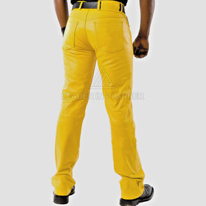 Pantalones de Cuero para Hombre Ligeros y Más Vendidos, Ropa Casual Lavada, Pantalones de Cuero para Hombre de Primera Calidad - Product Image 3