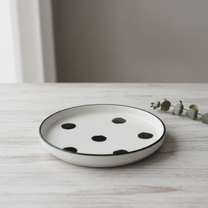 Disque en grès de qualité supérieure 3460897-15, 6 pouces, décoration cercle noir - Product Image 3