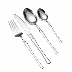 Ensemble de couverts en acier inoxydable écologique avec manche marteau, style moderne, pour hôtels, restaurants, cadeaux de mariage, prix usine - Product Image 4