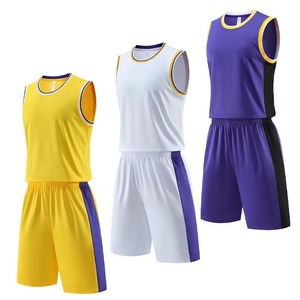 New Custom Team Basketball Uniform Front Logo 3D Embroidery Wholesale Good Quality Breathable Quick Dry 100% Polyester Garment - Product Image 3